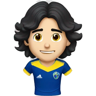 edinson cavani haciendo un gol con la camiseta de boca emoji
