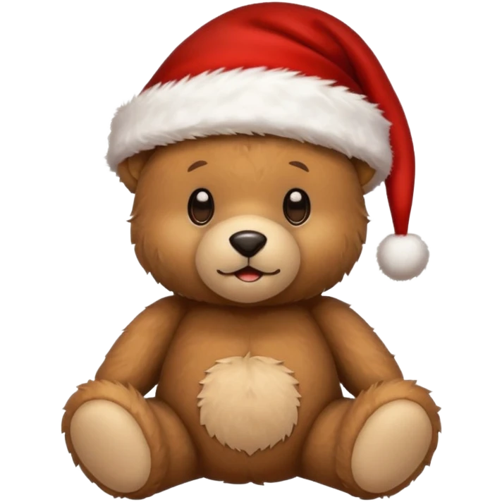 Christmas bear emoji