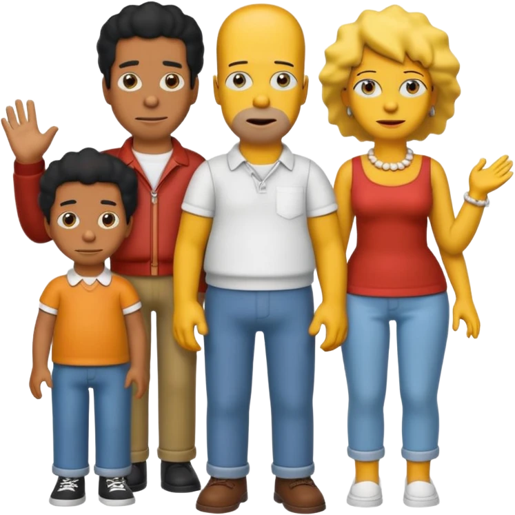 the simpsons, Different every character. emoji