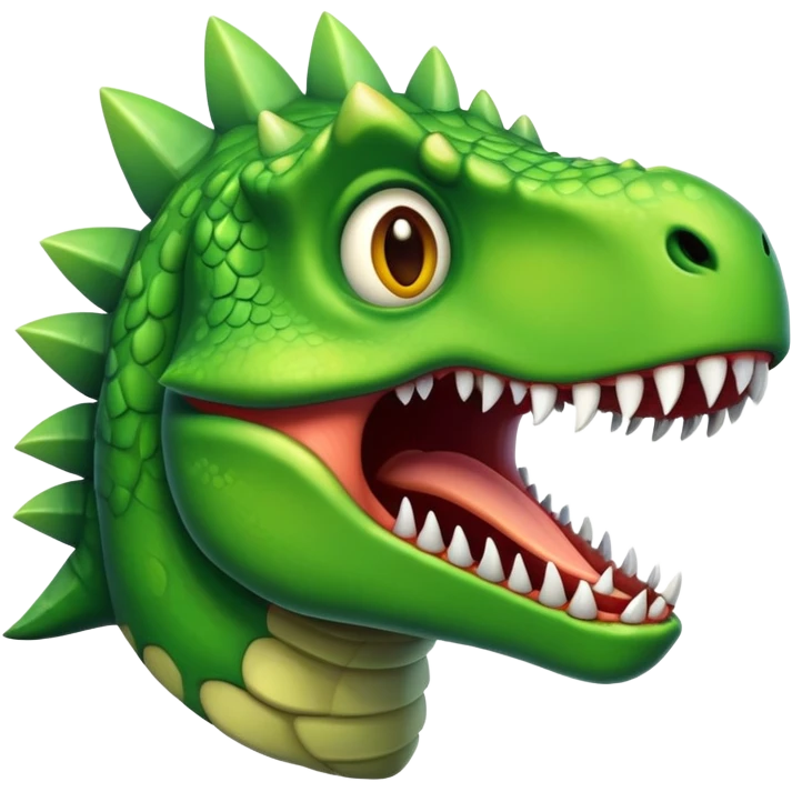 Crazy dinosaur  emoji
