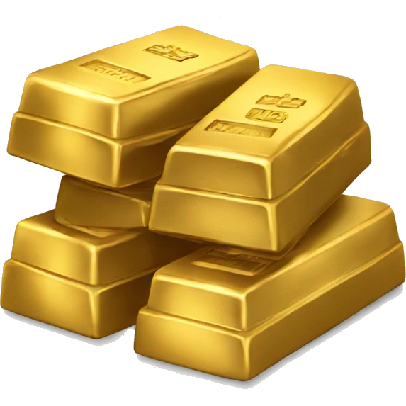 gold bars stacked emoji