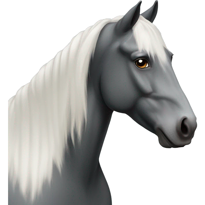fresian horse emoji