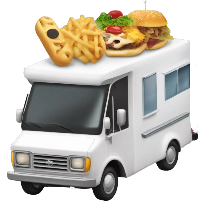 Toyota 2027 mini limousine food truck  emoji