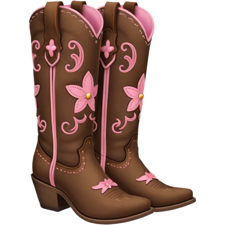 cowgirl boots cute a tiny bit of pink on it NO TEAL  emoji