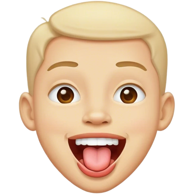 happy tongue out  emoji