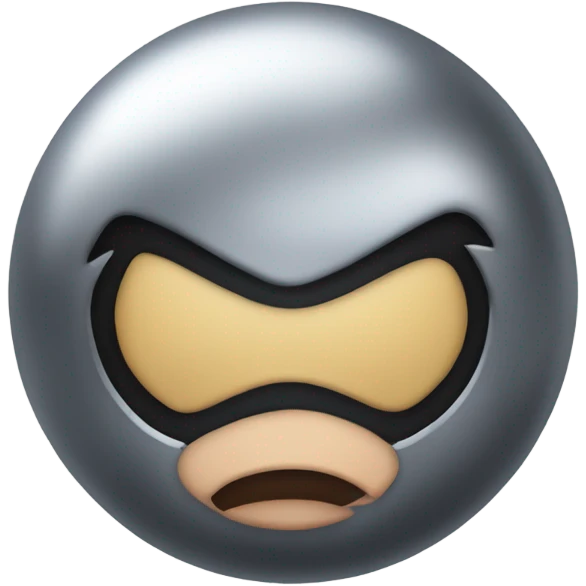 Metal Kirby ball emoji