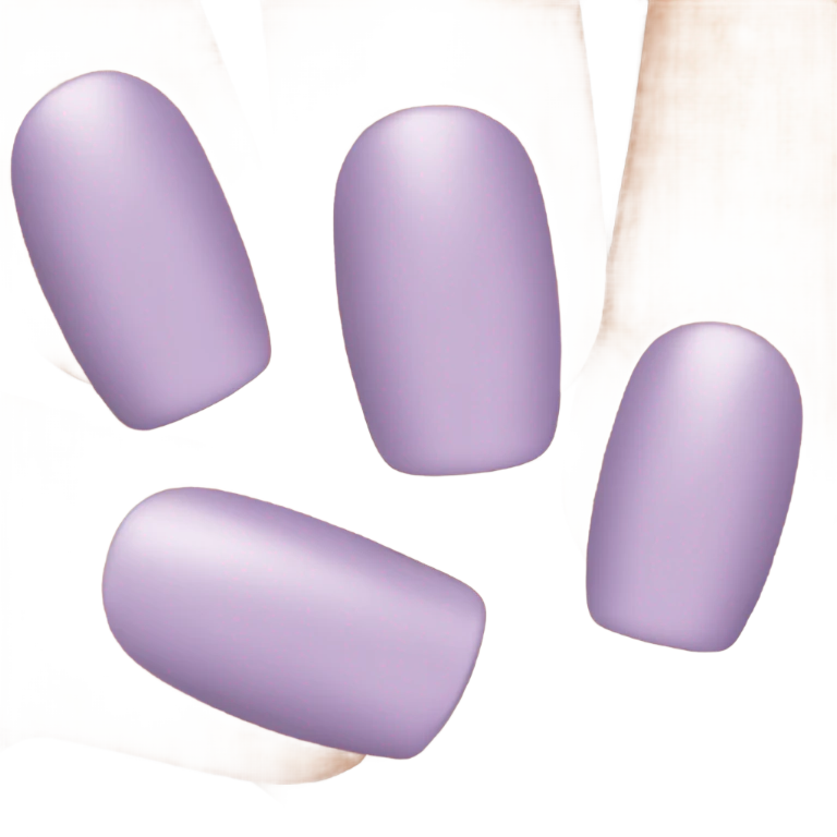 light purple nail color emoji