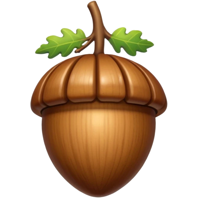 oak acorn emoji