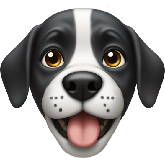 The funny dog head emoji