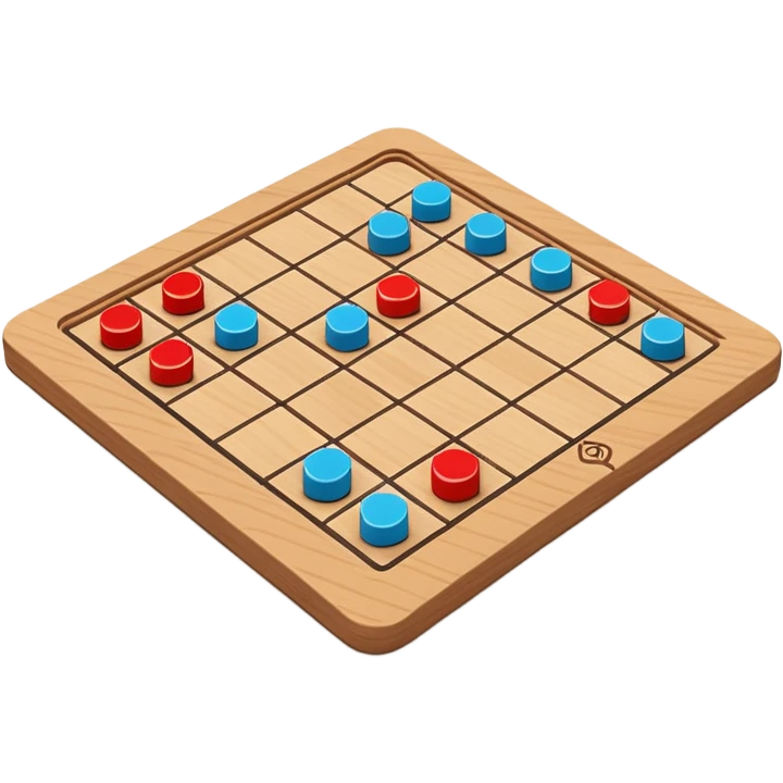 quoridor board game, minimal board and pieces emoji