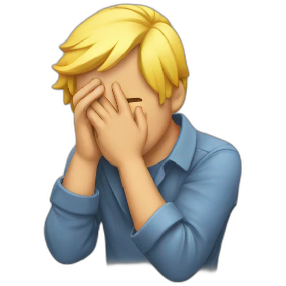 Facepalm emoji