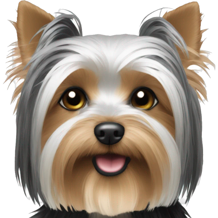 B&w yorkie emoji