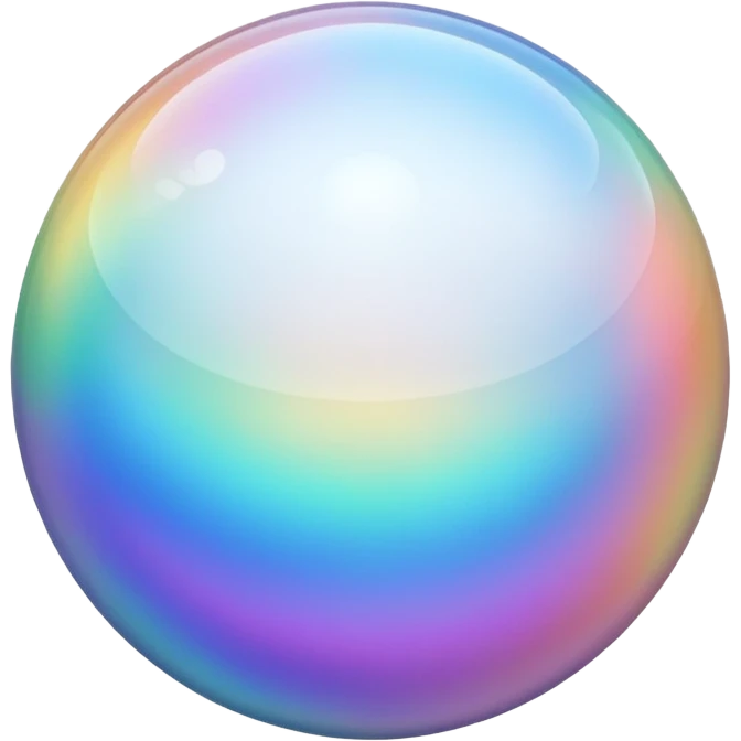 white bubble emoji