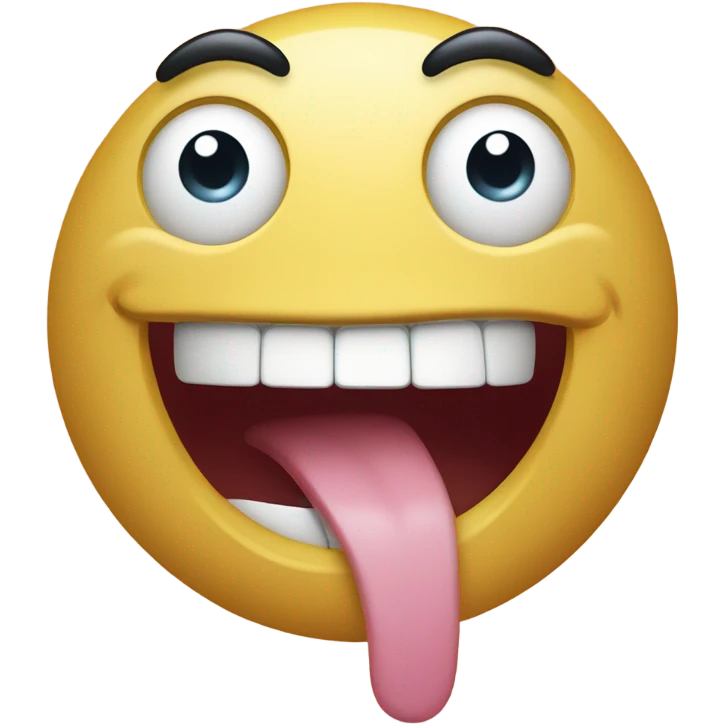 Face with tongue out  emoji