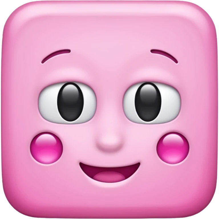 simple pink square emoji