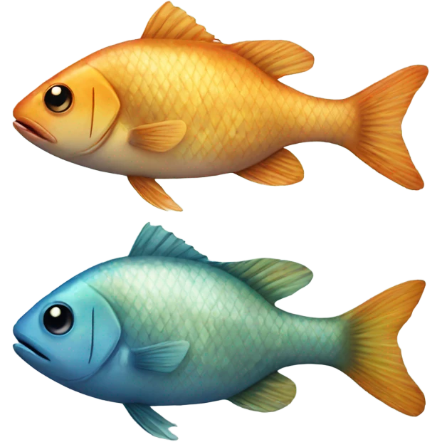 Fish with human body emoji