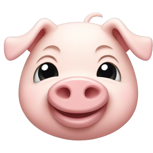 winking pig emoji
