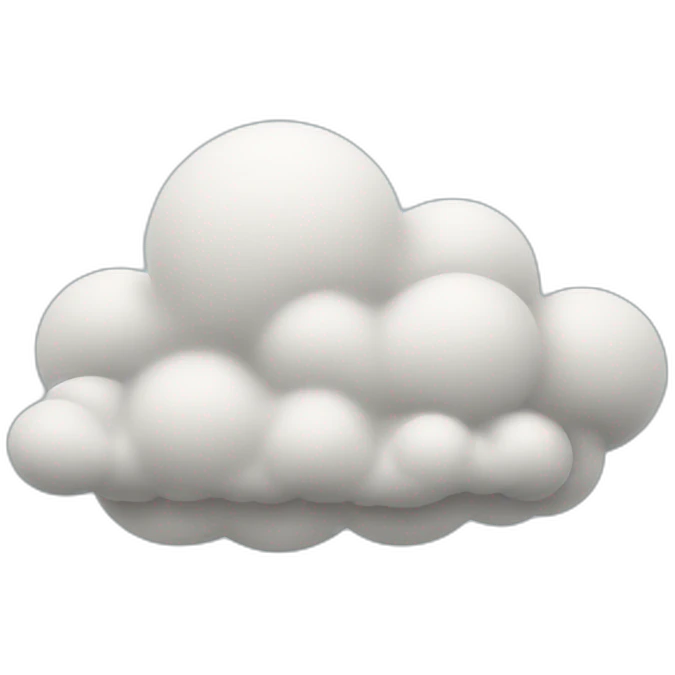 moving cloud emoji