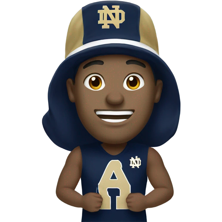 Big Notre Dame fan emoji
