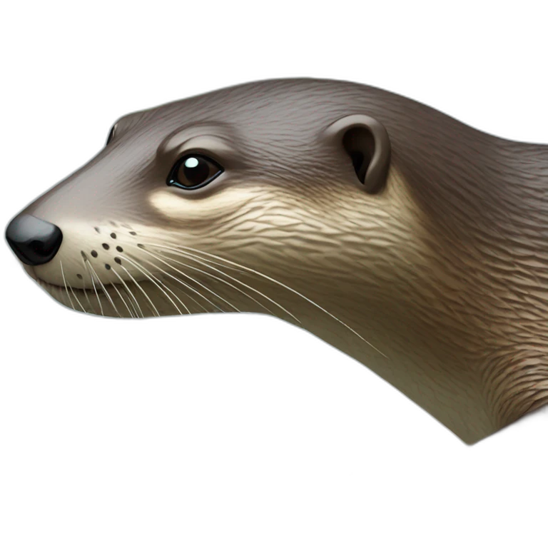 Loutre sur tortue emoji