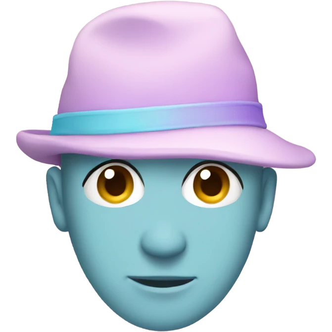 Pastel hat emoji