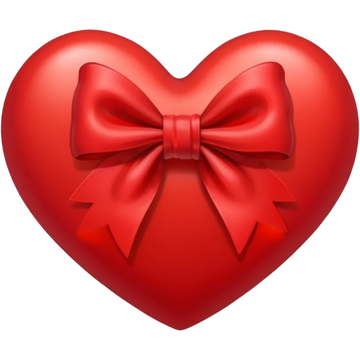 Heart with bow  emoji