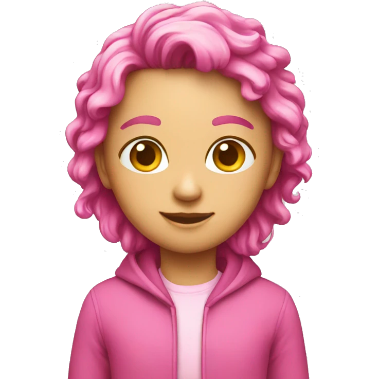 Pink emoji