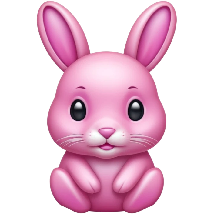  crystallized bunny pink emoji