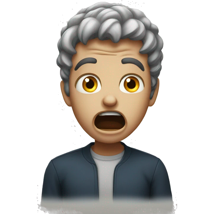 horrified emoji