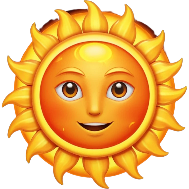 Sun eating the earth  emoji