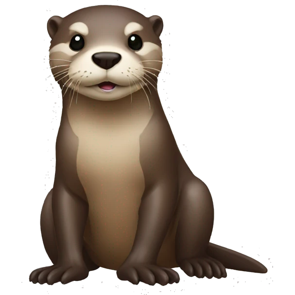 Otter sorry weak emoji