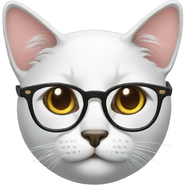 cat with glasses emoji
