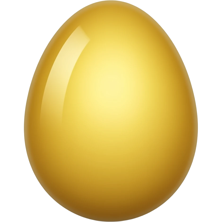 Golden egg emoji