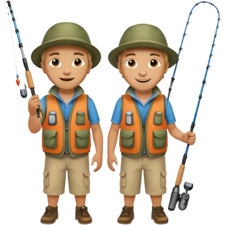 two brothers fishing emoji