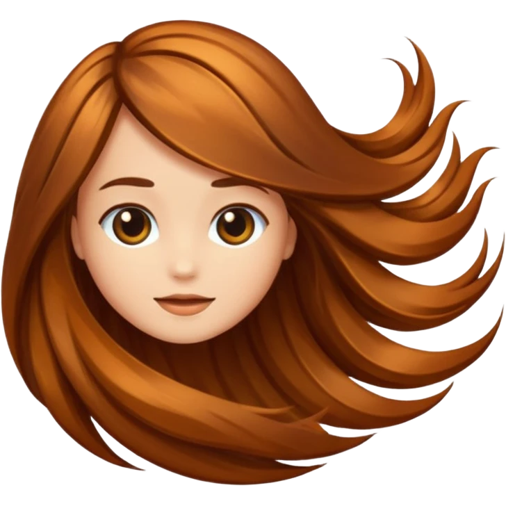 Healthy hair emoji