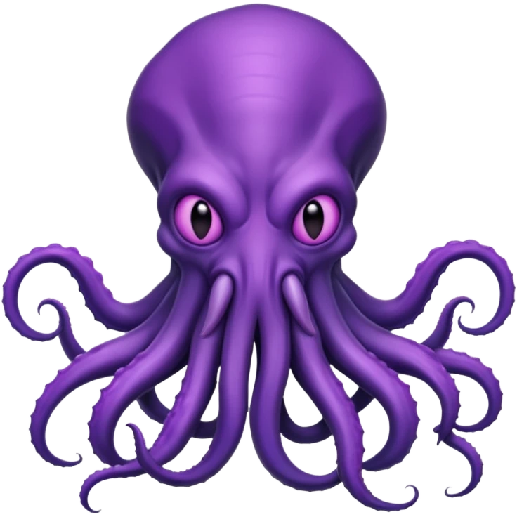 The Mind Flayer without face emoji