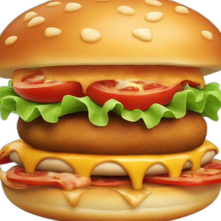 Pizza burger emoji