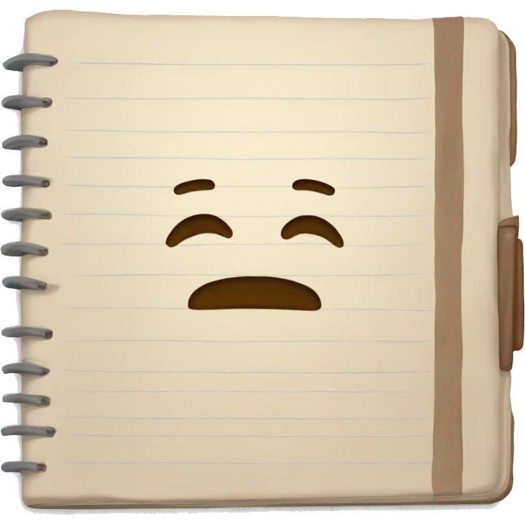 cuaderno con tiempo perdido emoji