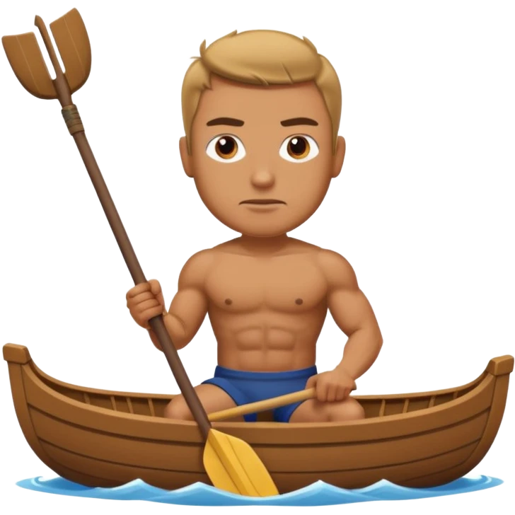 water sports man rowing boat emoji