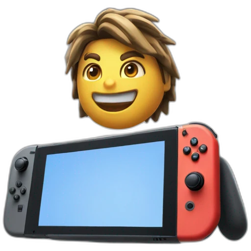 Nintendo Switch avec fortnite emoji