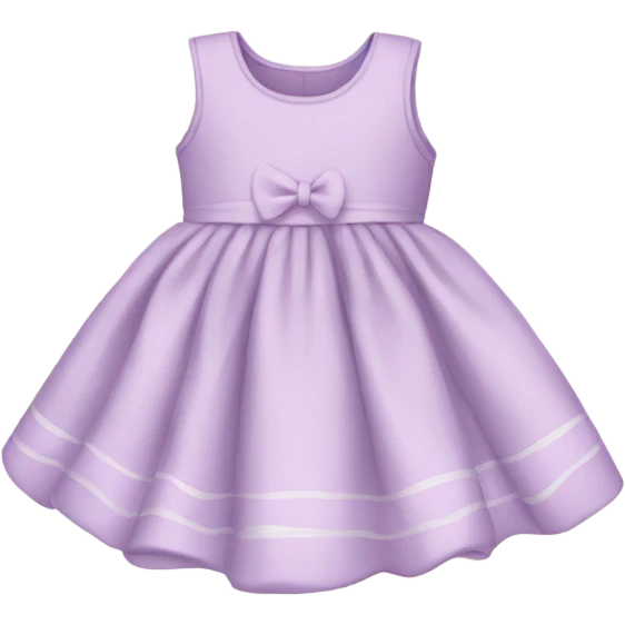 Baby dress emoji