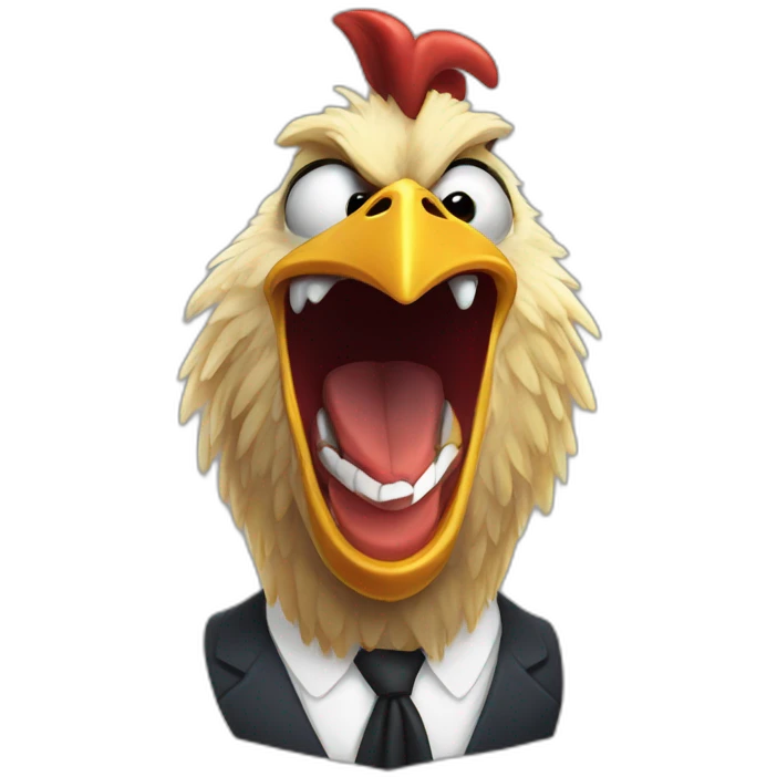 Mauricio macri angry chicken laughing emoji