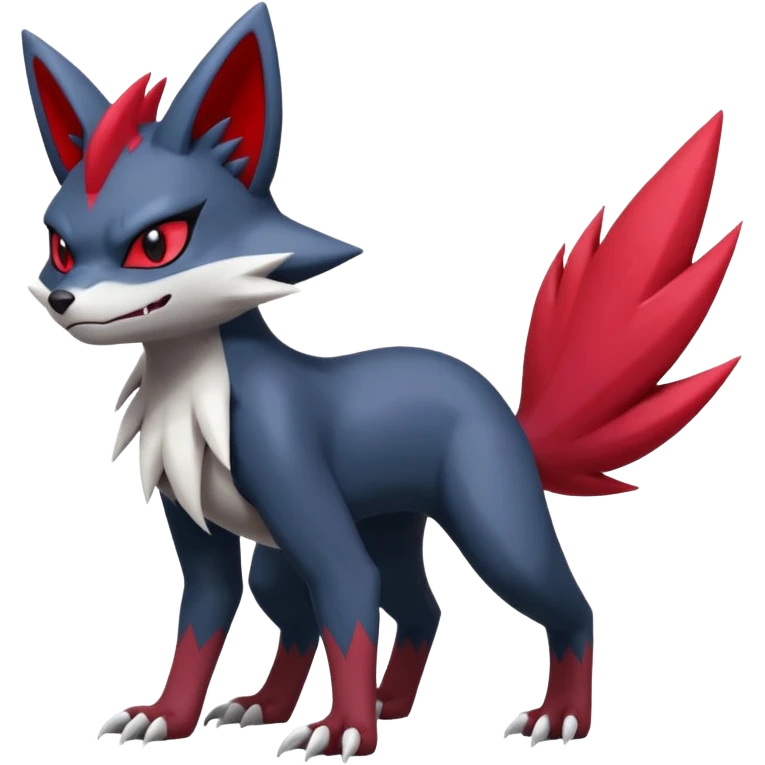 Sneasel-Weavile-Zoroark-Zangoose-Fakémon-hybrid-creature (full body)  emoji