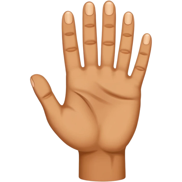 PRECISO DE UMA MÃO COM 5 DEDOS emoji