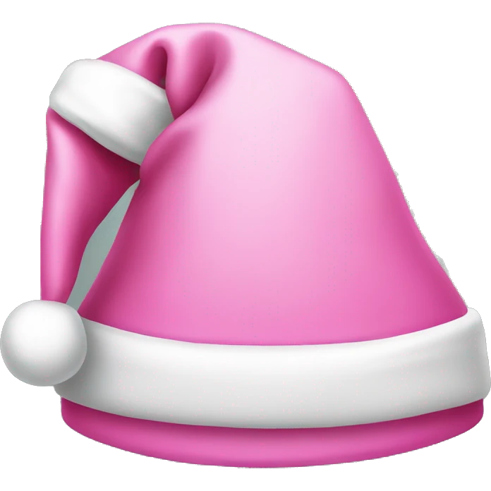 pink santa hat emoji
