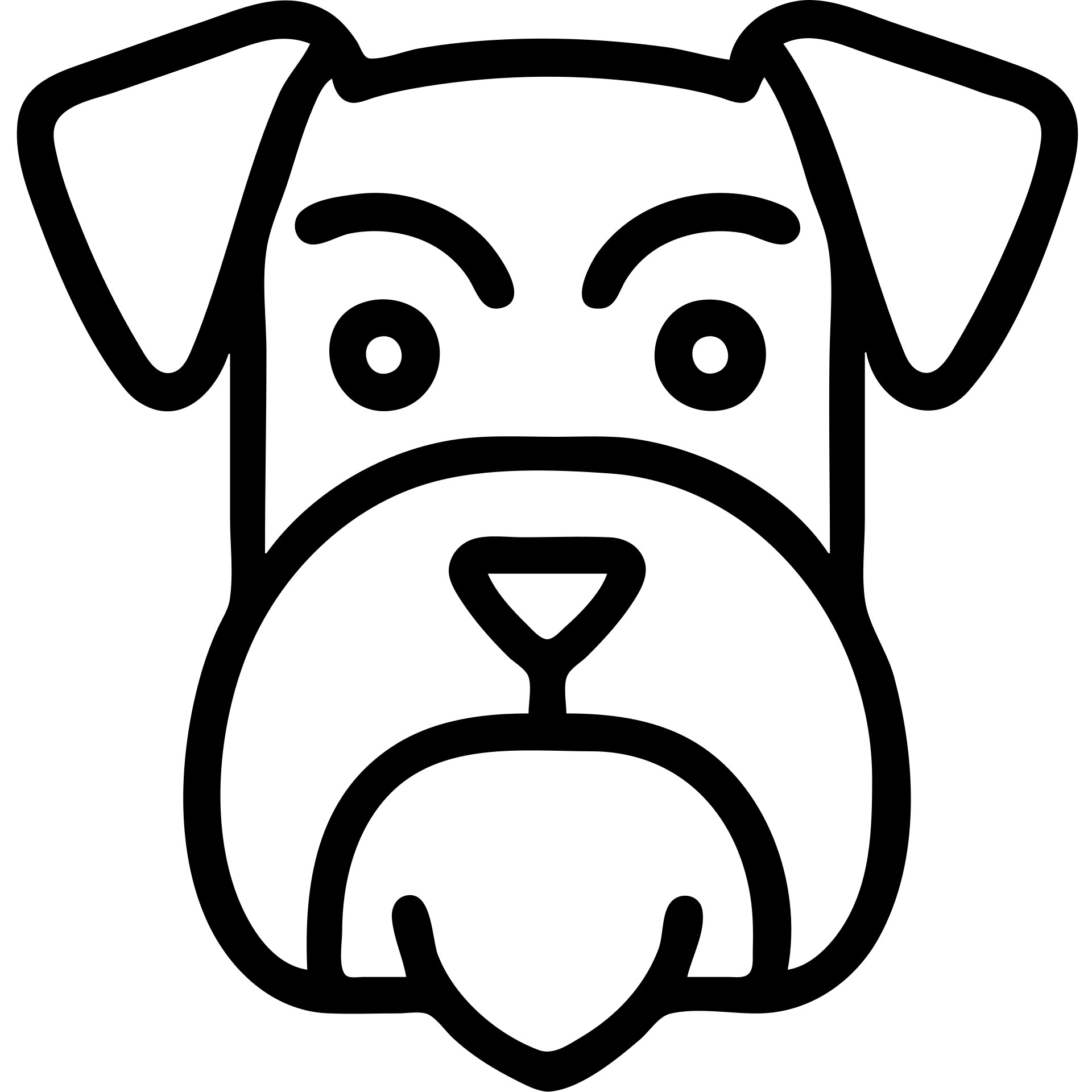 minimal icon of white schnauzer dog with clean lines emoji