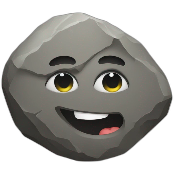 Rock emoji