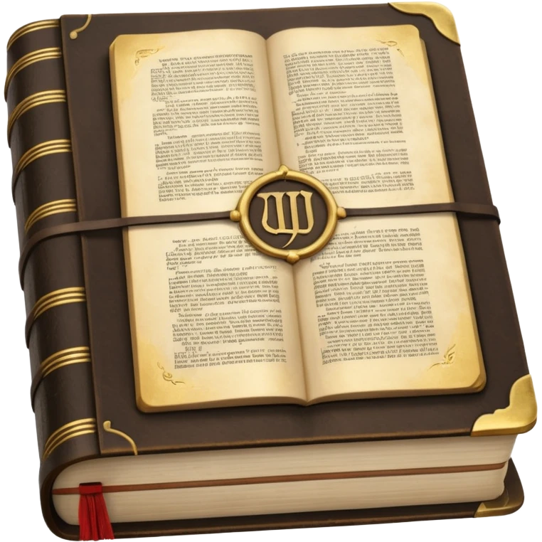 Old vintage historical scriptures on proofing Bible emoji