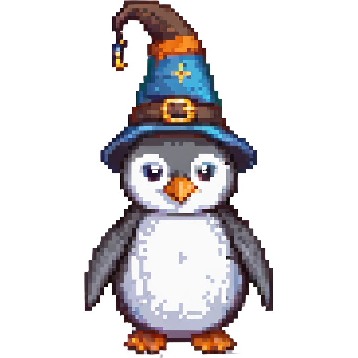 penguin wizard emoji