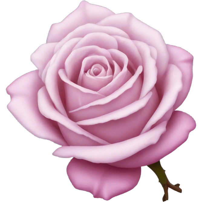 frozen rose emoji